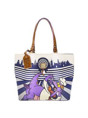 Disney x Dooney & Bourke Epcot Figment Food and Wine Festival large shopper tote